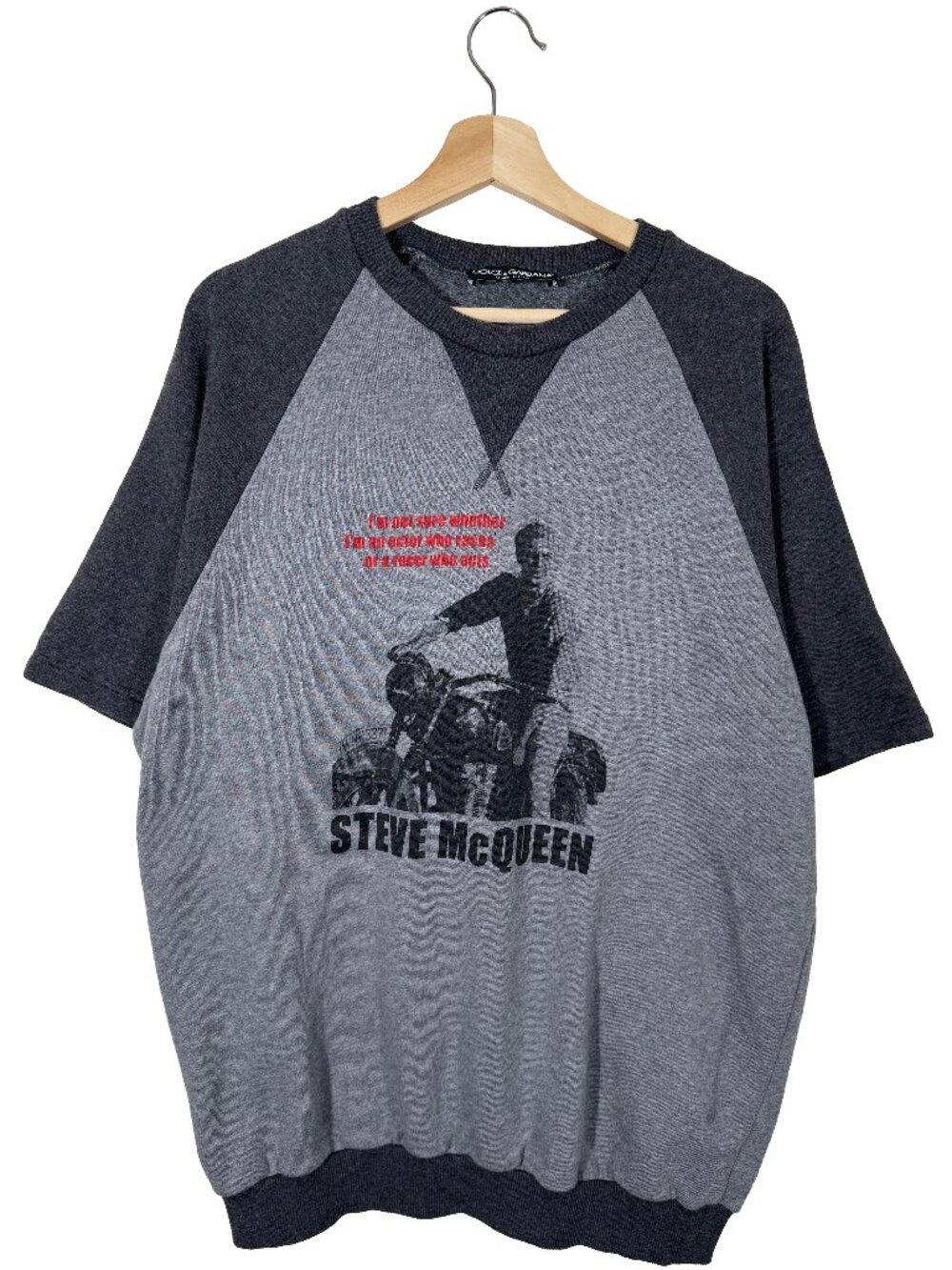 2013 Dolce & Gabbana Steve McQueen The Great Escape Ringer T-shirt men's IT 54